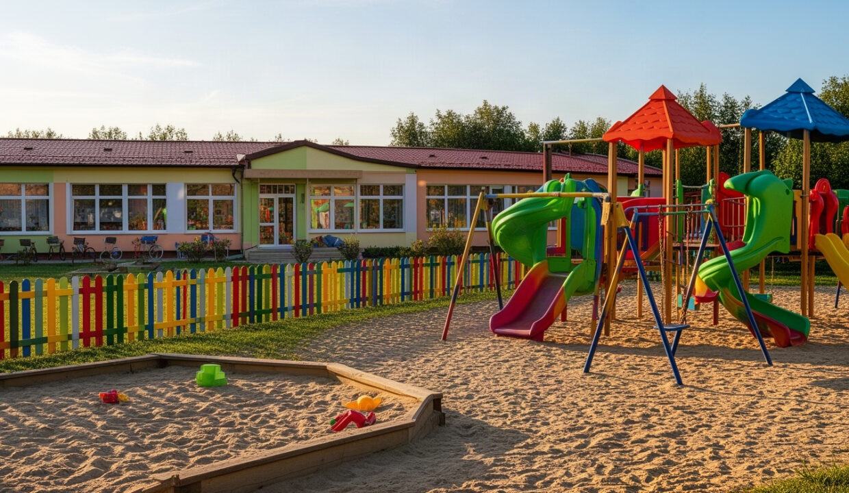 Plac zabaw przy przedszkolu