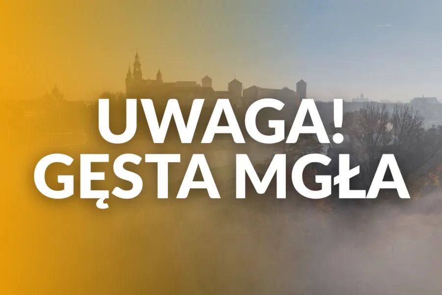 Uwaga na gęstą mgłę! Ostrzeżenie meteorologiczne