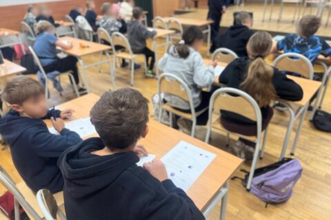 Kraków: egzamin poprawkowy na kartę rowerową w SP nr 66