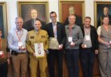 Delegacja historyków pożarnictwa CTIF z wizytą w KM PSP w Krakowie