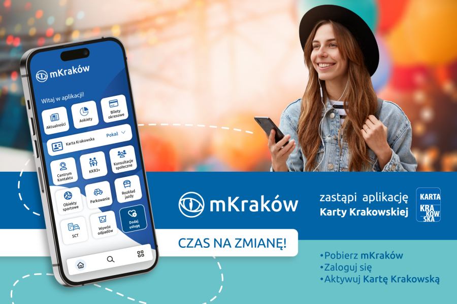 Przejście z aplikacji Karty Krakowskiej do mKraków potrwa dłużej